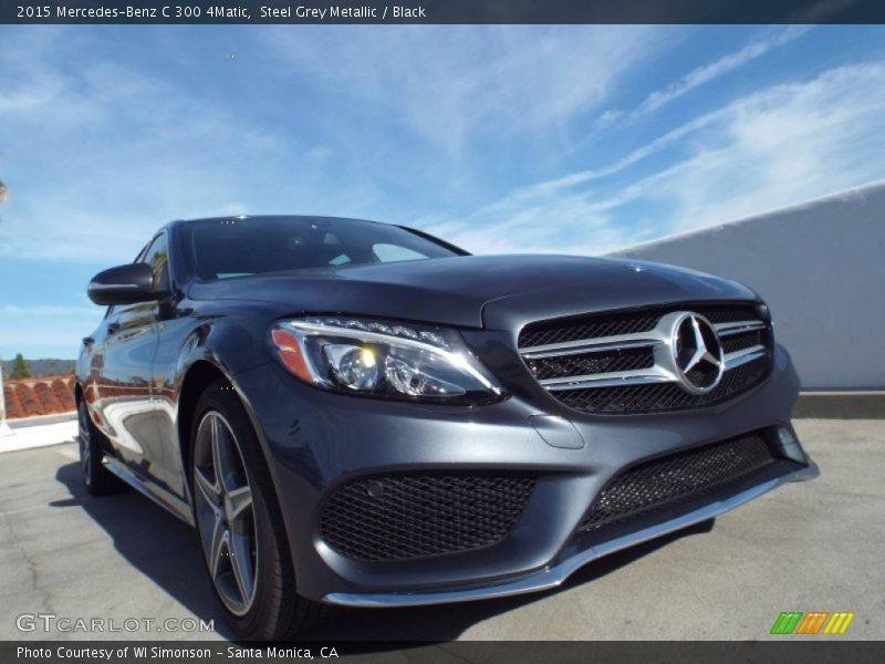 Front 3/4 View of 2015 C 300 4Matic