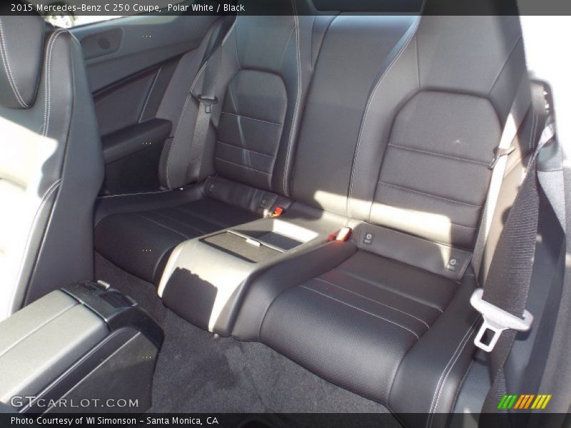 Polar White / Black 2015 Mercedes-Benz C 250 Coupe