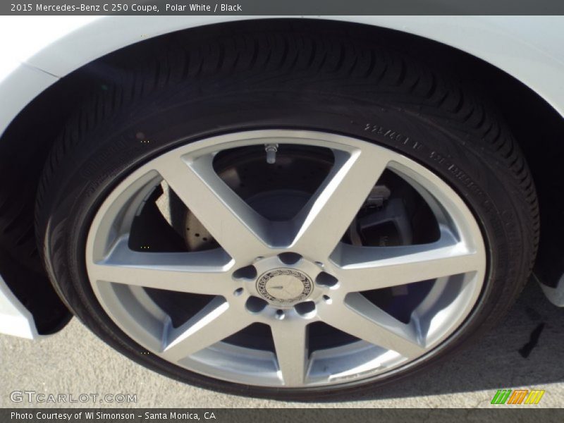 Polar White / Black 2015 Mercedes-Benz C 250 Coupe