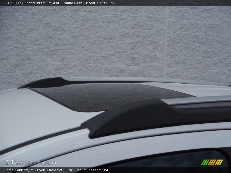 White Pearl Tricoat / Titanium 2015 Buick Encore Premium AWD