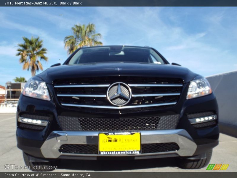 Black / Black 2015 Mercedes-Benz ML 350