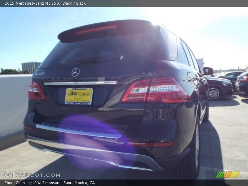 Black / Black 2015 Mercedes-Benz ML 350