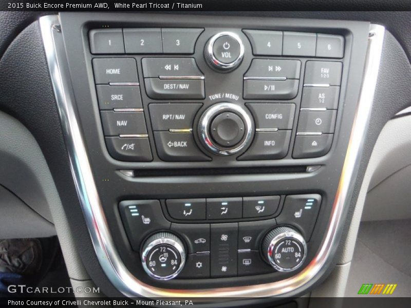 White Pearl Tricoat / Titanium 2015 Buick Encore Premium AWD