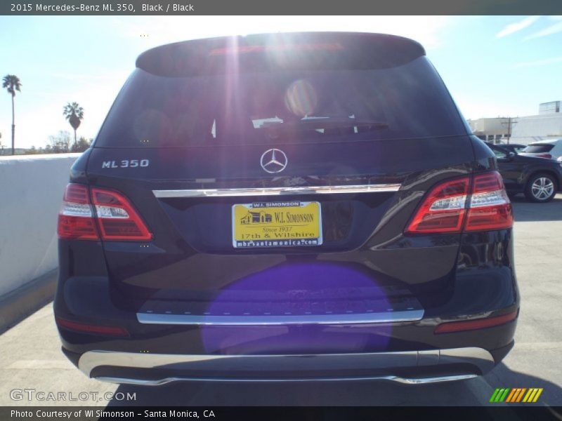 Black / Black 2015 Mercedes-Benz ML 350
