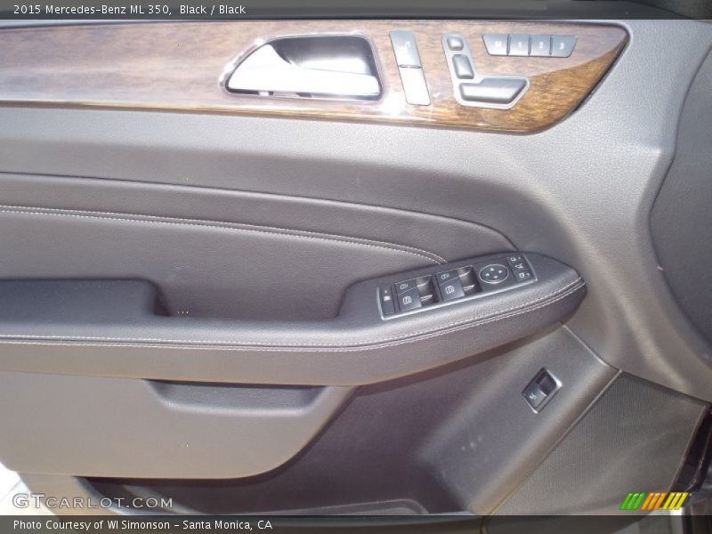 Black / Black 2015 Mercedes-Benz ML 350