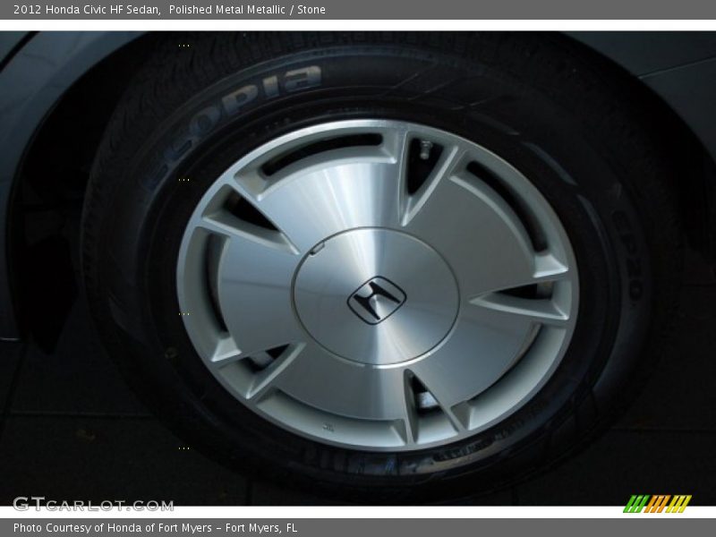 Polished Metal Metallic / Stone 2012 Honda Civic HF Sedan