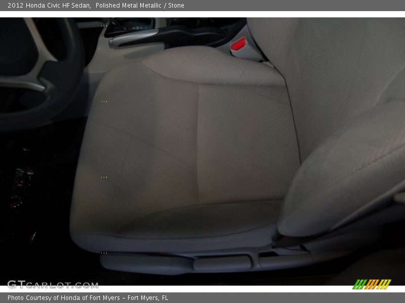 Polished Metal Metallic / Stone 2012 Honda Civic HF Sedan