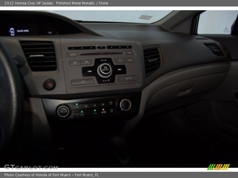 Polished Metal Metallic / Stone 2012 Honda Civic HF Sedan