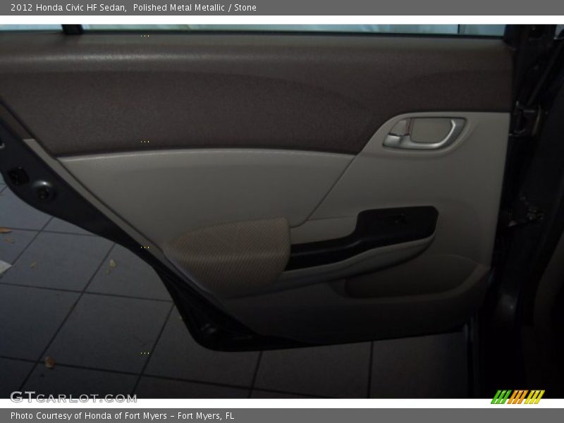 Polished Metal Metallic / Stone 2012 Honda Civic HF Sedan