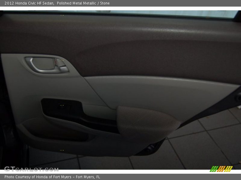 Polished Metal Metallic / Stone 2012 Honda Civic HF Sedan