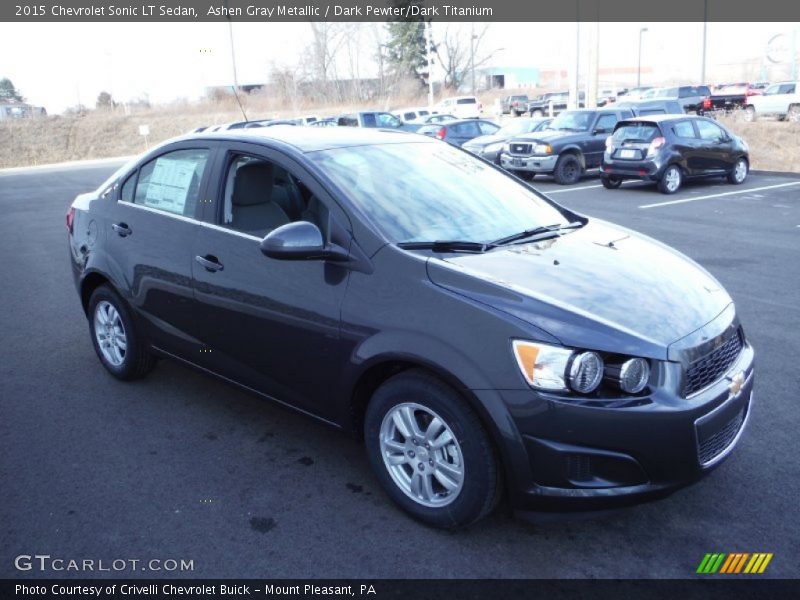 Ashen Gray Metallic / Dark Pewter/Dark Titanium 2015 Chevrolet Sonic LT Sedan