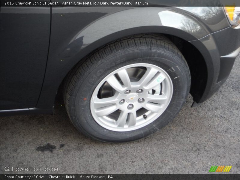 Ashen Gray Metallic / Dark Pewter/Dark Titanium 2015 Chevrolet Sonic LT Sedan