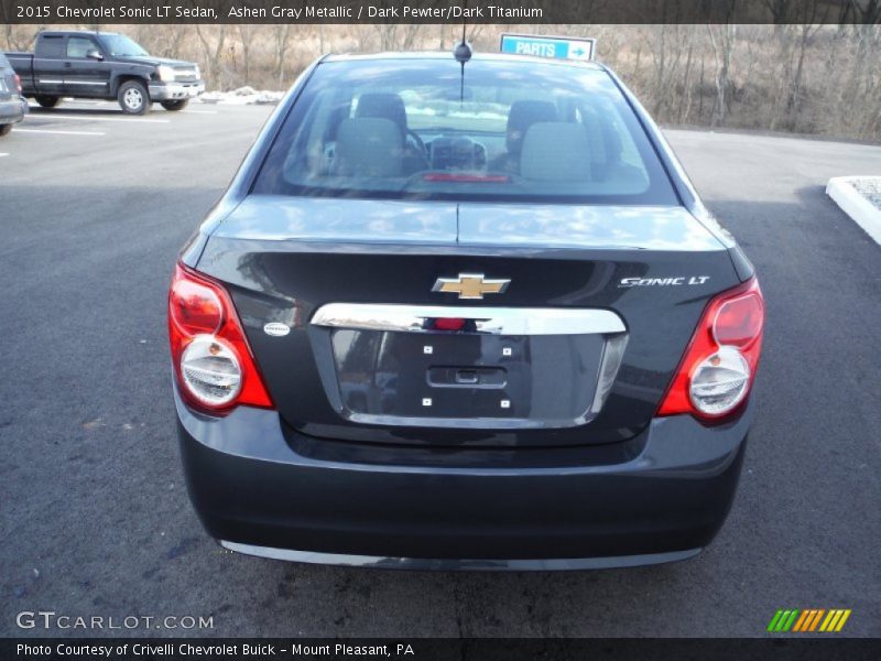 Ashen Gray Metallic / Dark Pewter/Dark Titanium 2015 Chevrolet Sonic LT Sedan