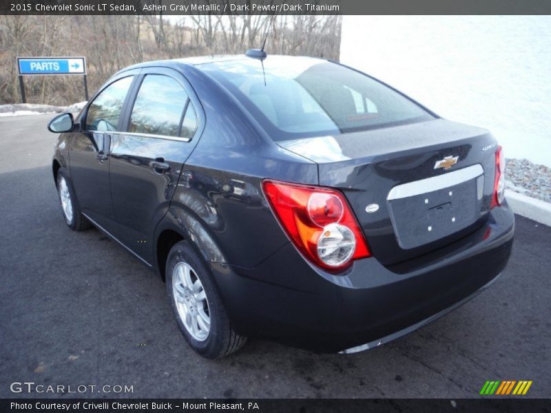 Ashen Gray Metallic / Dark Pewter/Dark Titanium 2015 Chevrolet Sonic LT Sedan