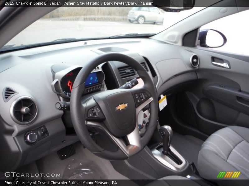 Ashen Gray Metallic / Dark Pewter/Dark Titanium 2015 Chevrolet Sonic LT Sedan