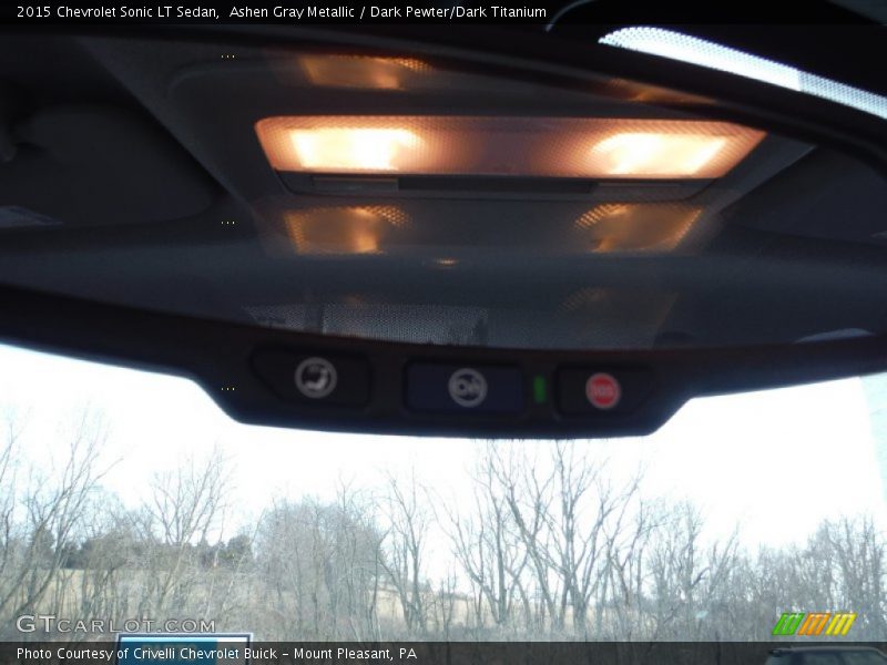 Ashen Gray Metallic / Dark Pewter/Dark Titanium 2015 Chevrolet Sonic LT Sedan