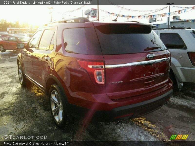 Ruby Red / Charcoal Black 2014 Ford Explorer Limited 4WD
