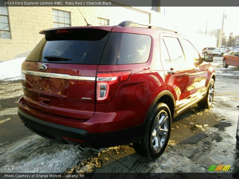 Ruby Red / Charcoal Black 2014 Ford Explorer Limited 4WD