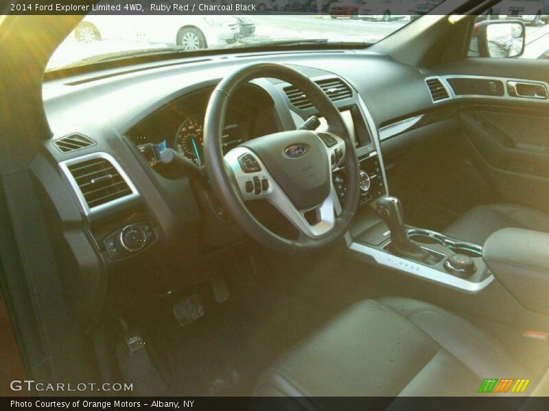 Ruby Red / Charcoal Black 2014 Ford Explorer Limited 4WD