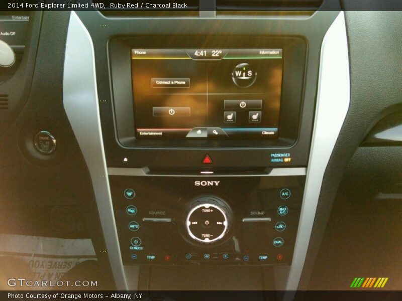 Ruby Red / Charcoal Black 2014 Ford Explorer Limited 4WD