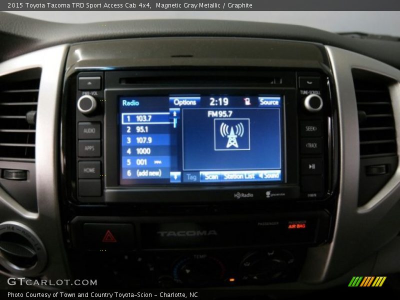 Magnetic Gray Metallic / Graphite 2015 Toyota Tacoma TRD Sport Access Cab 4x4