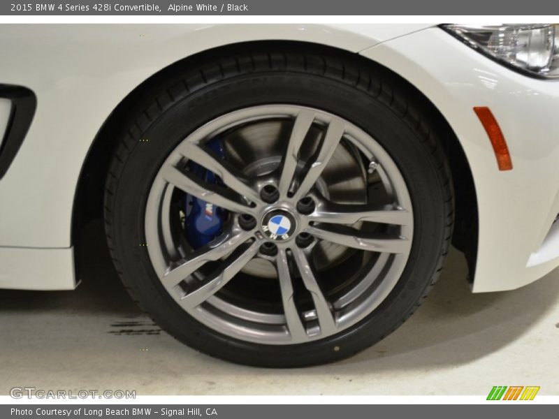 Alpine White / Black 2015 BMW 4 Series 428i Convertible