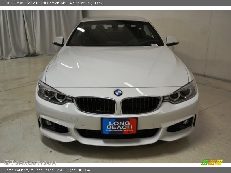Alpine White / Black 2015 BMW 4 Series 428i Convertible