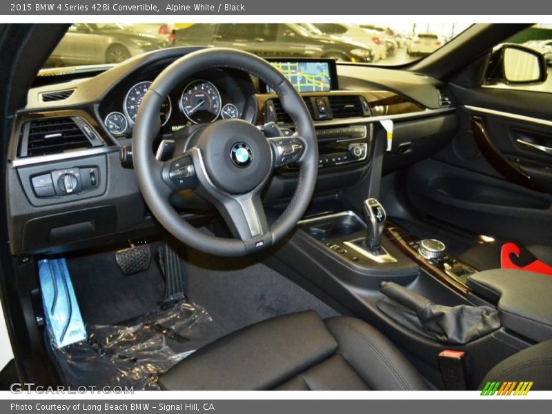 Alpine White / Black 2015 BMW 4 Series 428i Convertible