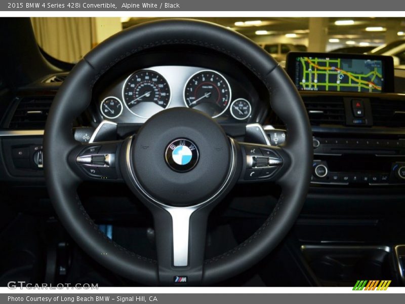 Alpine White / Black 2015 BMW 4 Series 428i Convertible