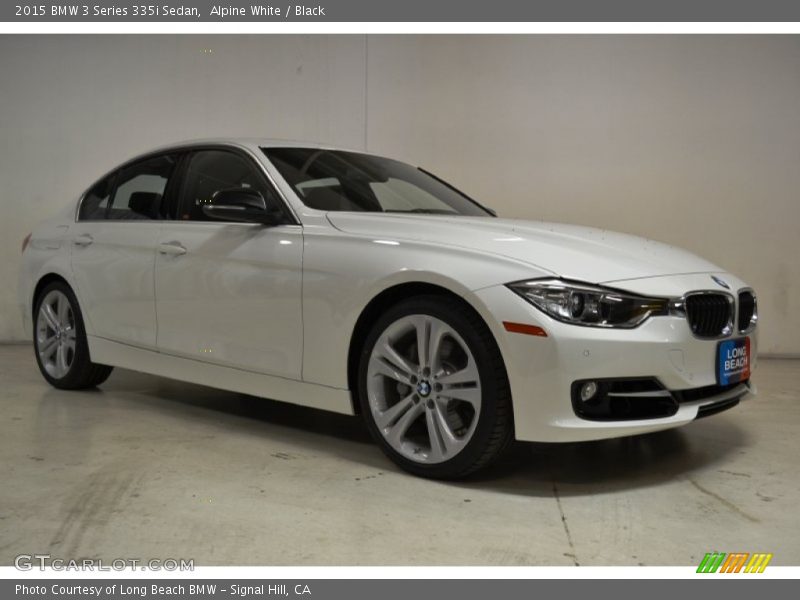 Alpine White / Black 2015 BMW 3 Series 335i Sedan