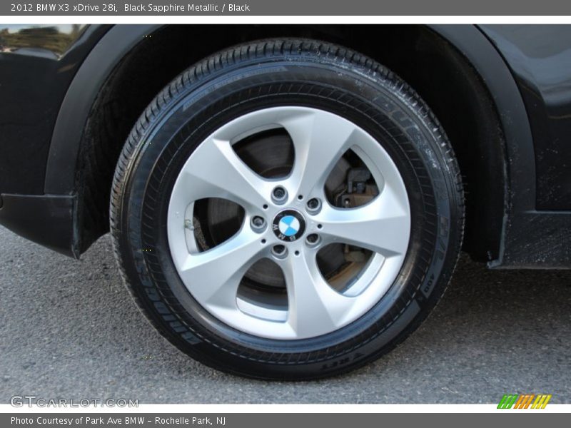 Black Sapphire Metallic / Black 2012 BMW X3 xDrive 28i