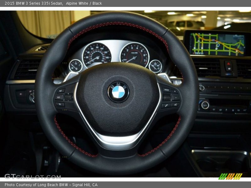 Alpine White / Black 2015 BMW 3 Series 335i Sedan