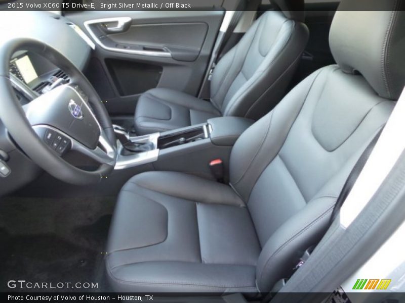 Bright Silver Metallic / Off Black 2015 Volvo XC60 T5 Drive-E