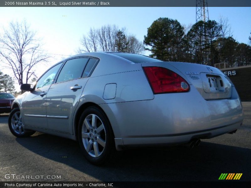 Liquid Silver Metallic / Black 2006 Nissan Maxima 3.5 SL