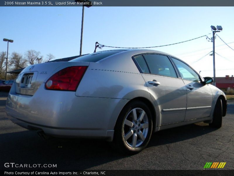 Liquid Silver Metallic / Black 2006 Nissan Maxima 3.5 SL