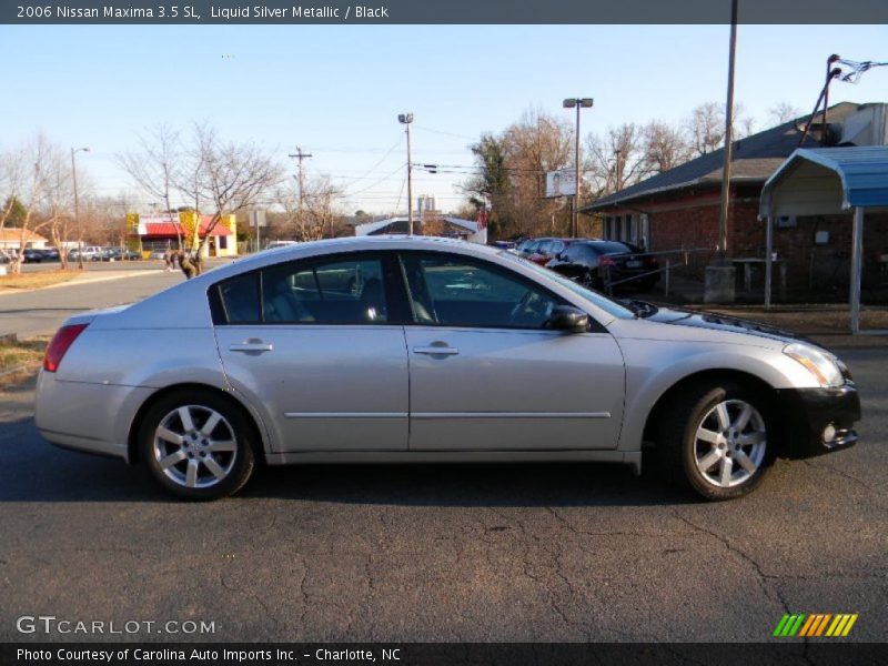 Liquid Silver Metallic / Black 2006 Nissan Maxima 3.5 SL