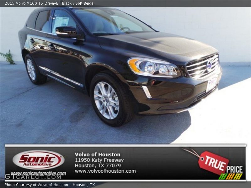 Black / Soft Beige 2015 Volvo XC60 T5 Drive-E