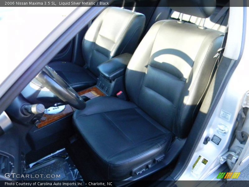 Liquid Silver Metallic / Black 2006 Nissan Maxima 3.5 SL