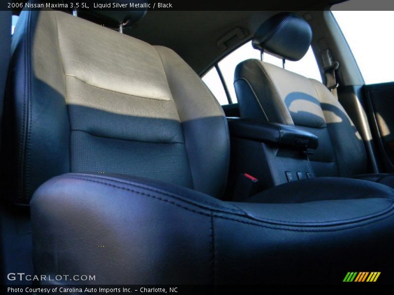 Liquid Silver Metallic / Black 2006 Nissan Maxima 3.5 SL