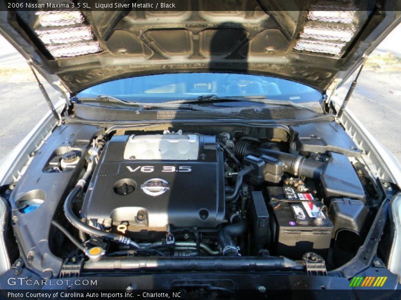 Liquid Silver Metallic / Black 2006 Nissan Maxima 3.5 SL