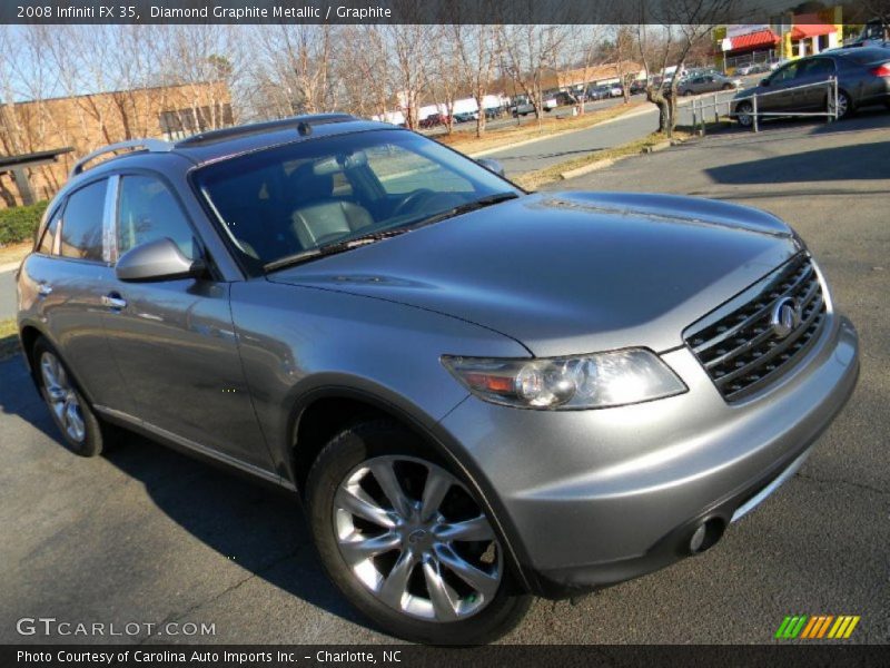 Front 3/4 View of 2008 FX 35