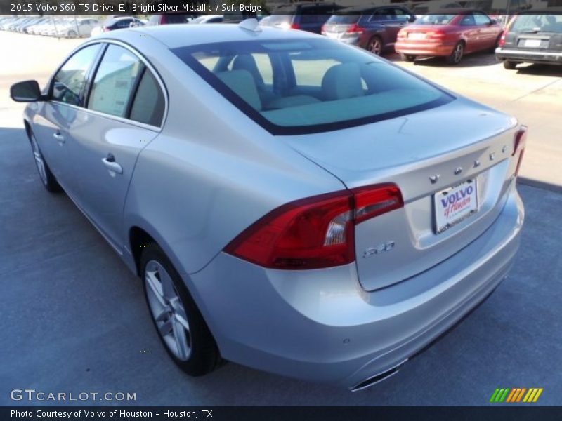 Bright Silver Metallic / Soft Beige 2015 Volvo S60 T5 Drive-E