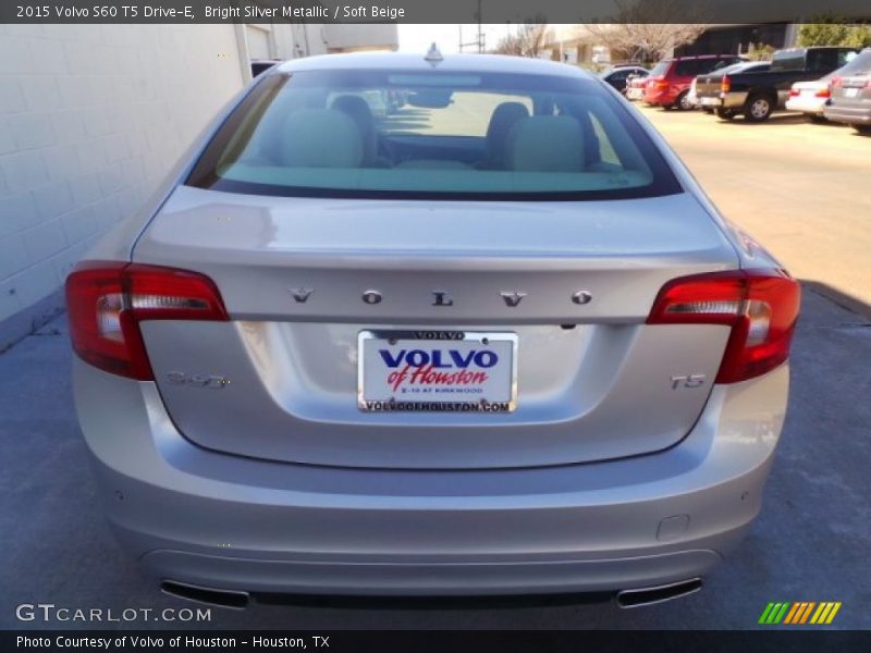 Bright Silver Metallic / Soft Beige 2015 Volvo S60 T5 Drive-E