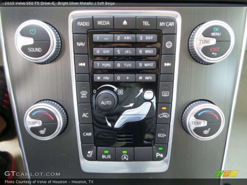 Bright Silver Metallic / Soft Beige 2015 Volvo S60 T5 Drive-E