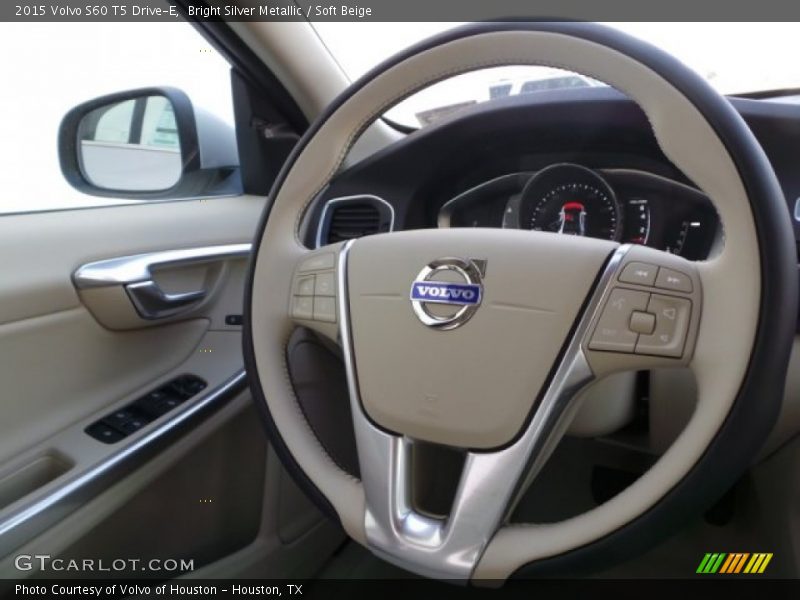 Bright Silver Metallic / Soft Beige 2015 Volvo S60 T5 Drive-E