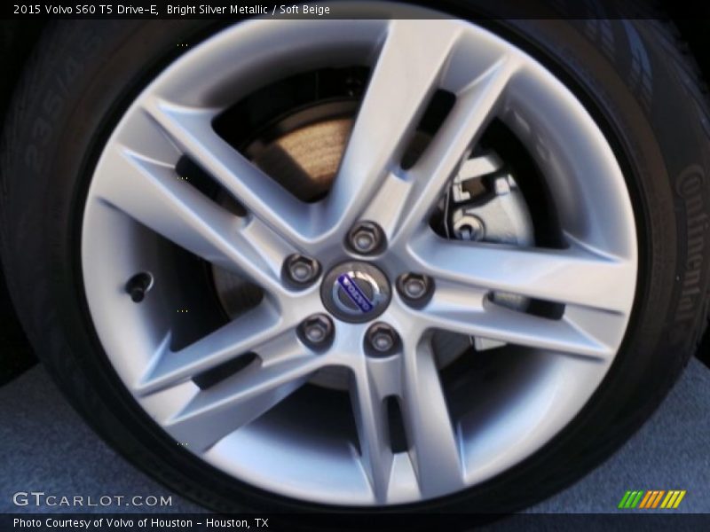 Bright Silver Metallic / Soft Beige 2015 Volvo S60 T5 Drive-E