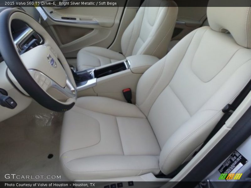 Bright Silver Metallic / Soft Beige 2015 Volvo S60 T5 Drive-E