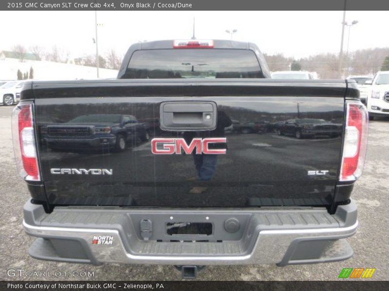 Onyx Black / Cocoa/Dune 2015 GMC Canyon SLT Crew Cab 4x4