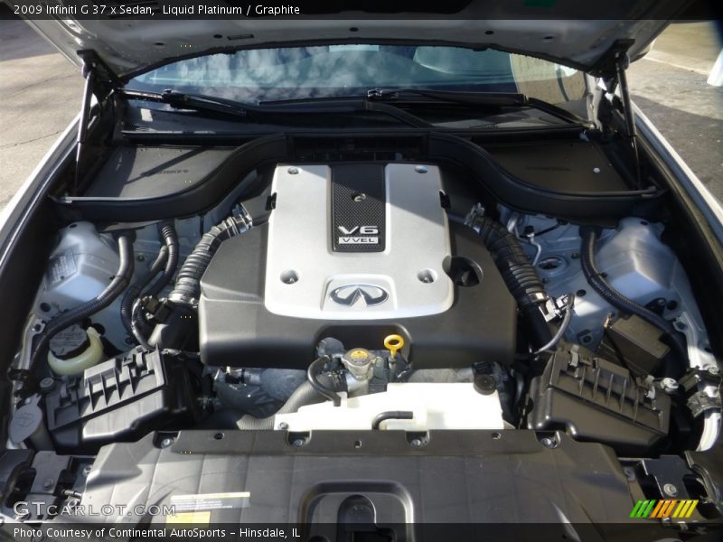 Liquid Platinum / Graphite 2009 Infiniti G 37 x Sedan