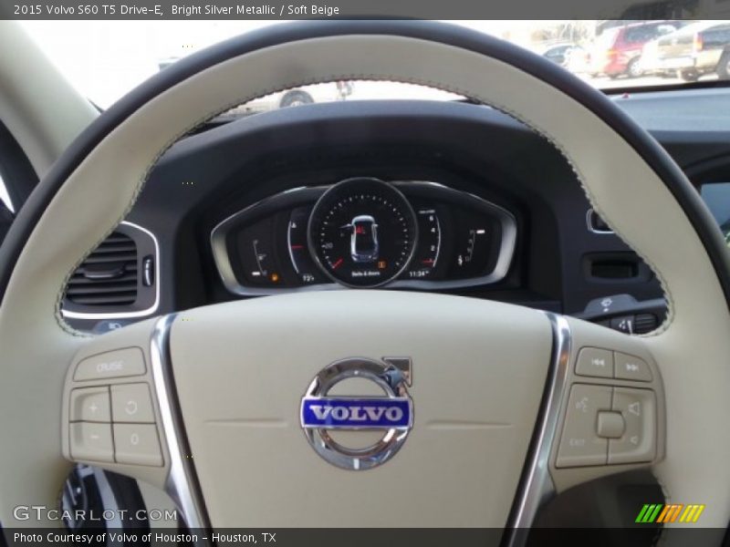 Bright Silver Metallic / Soft Beige 2015 Volvo S60 T5 Drive-E